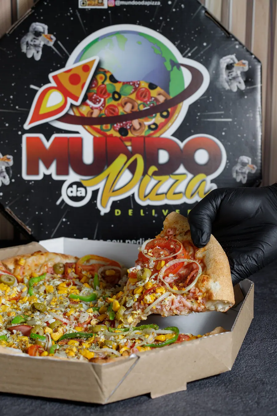 Caixa de pizza para entrega