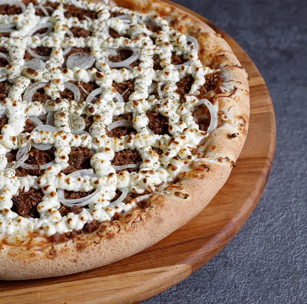 Carne seca com cream cheese